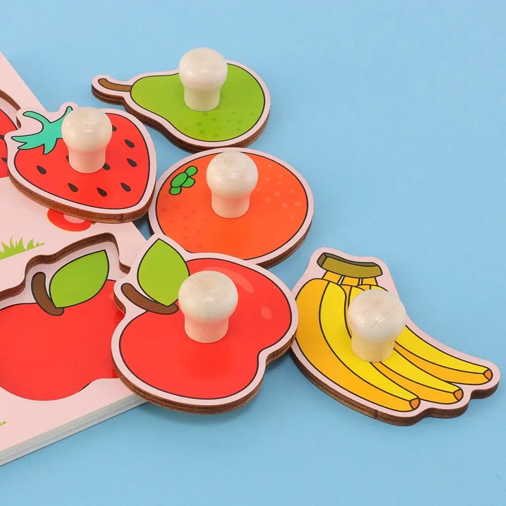 Early Education Fruit Cognitive Fruit Puzzle Toy