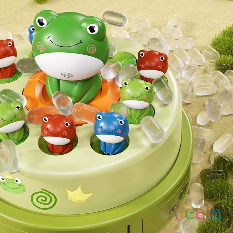 Montessori Flying Frog Catching Game