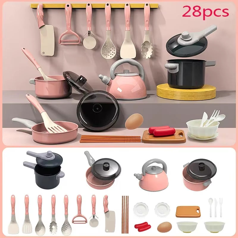 28Pcs Kitchen Toys Set