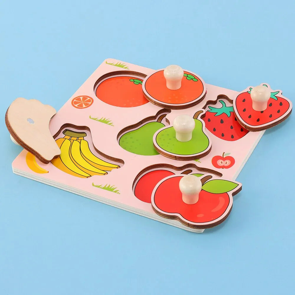 Early Education Fruit Cognitive Fruit Puzzle Toy