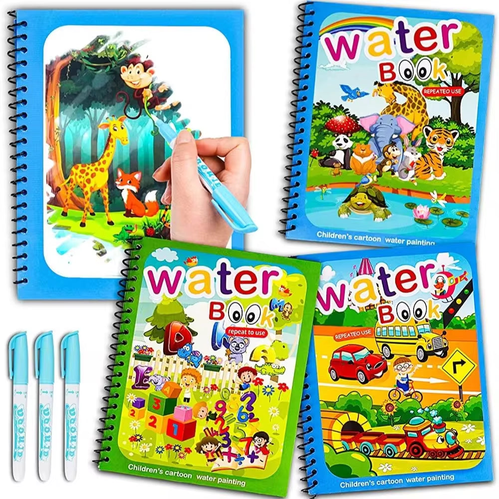 Magic Water Drawing Book