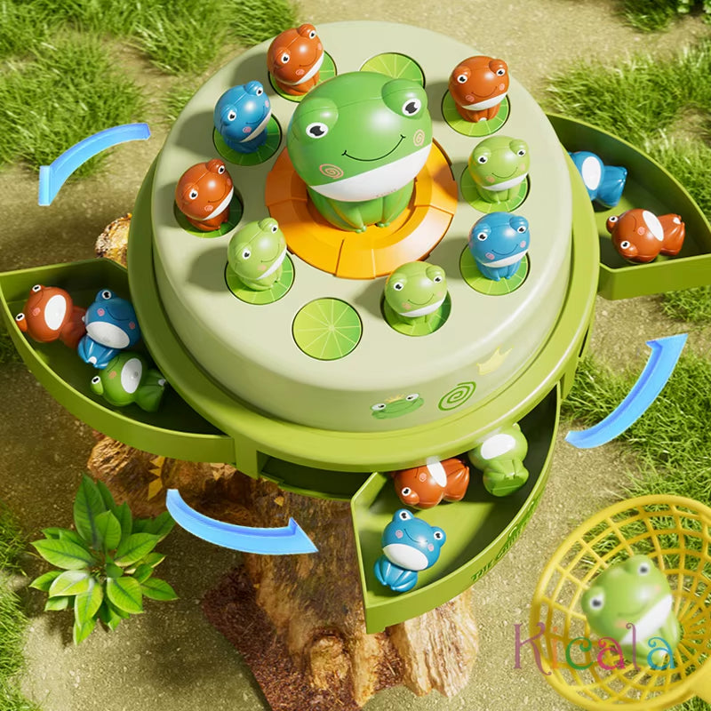 Montessori Flying Frog Catching Game