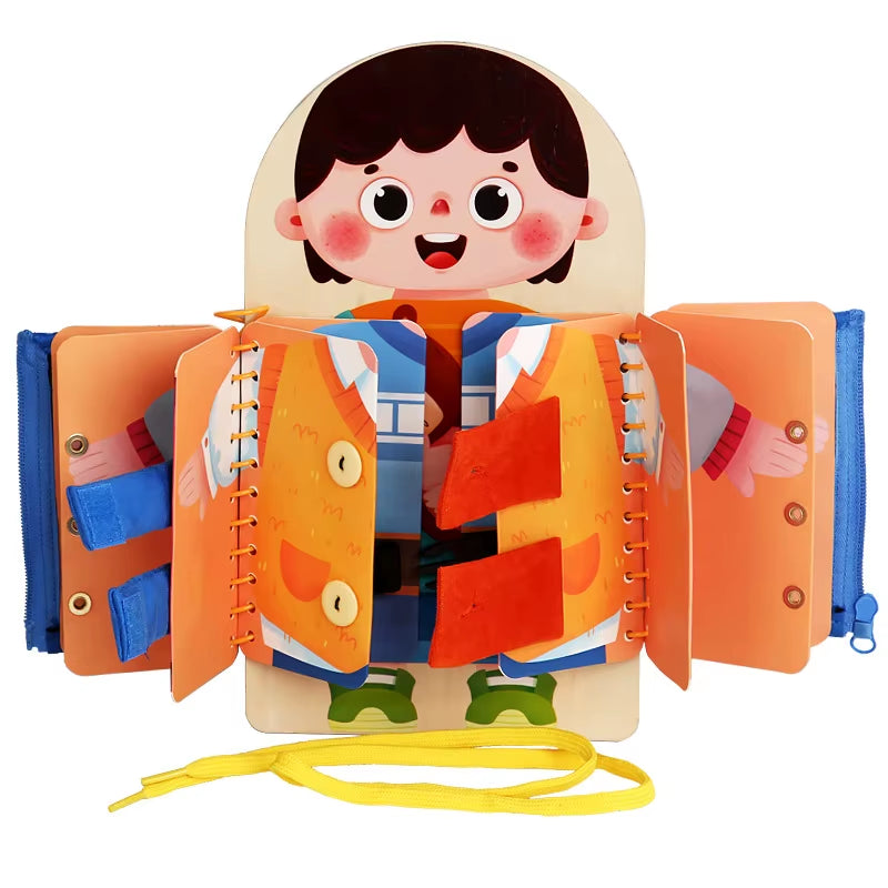 Toys 3D Cloth Books Felt Activity Learning Educational Sensory Toy