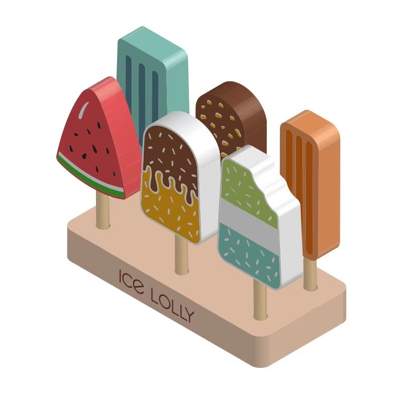 Wooden Ice Lolly Shop Playset