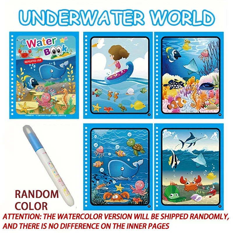 Magic Water Drawing Book