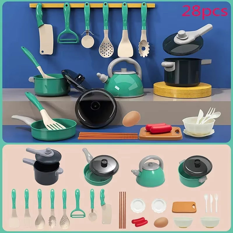 28Pcs Kitchen Toys Set